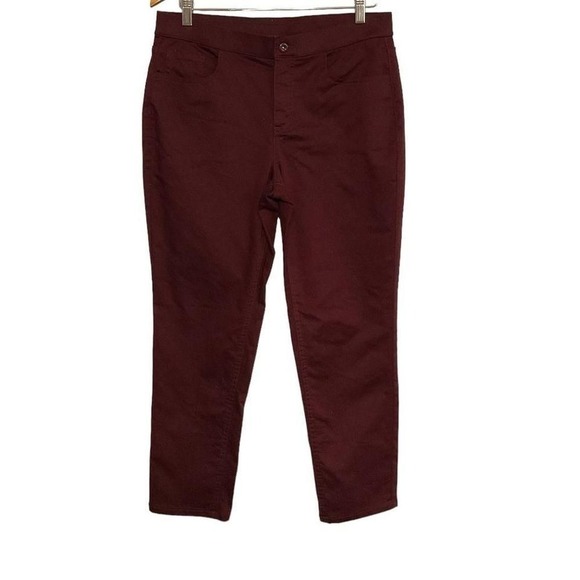 Denim & Co. QVC Regular Comfy Knit Denim Pull-On‎ Brand new Elastic size 32 - Picture 1 of 7